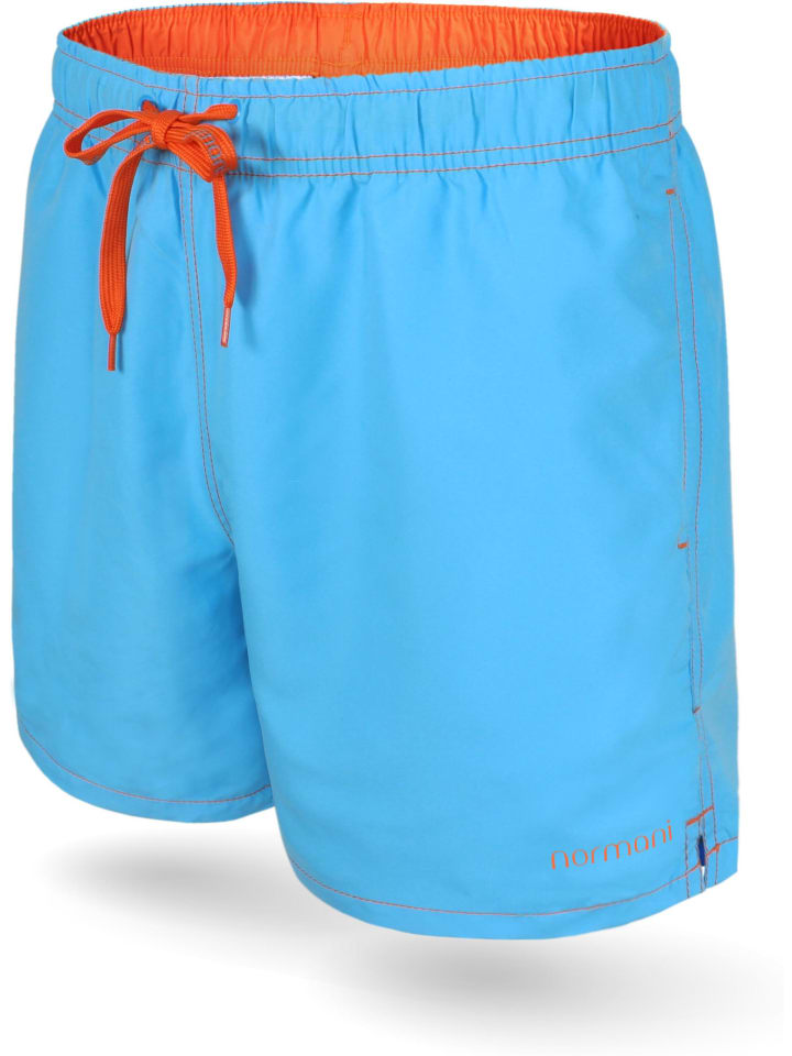 normani Badeshorts Beacon in Cyan Blau/Dunkelorange günstig kaufen