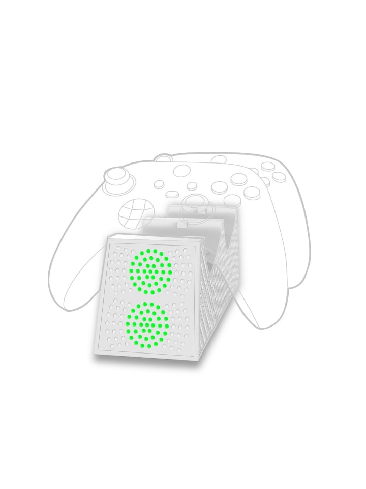COFI 1453 Dual Charger Kompatibel mit Xbox X/S Series – Ladegerät 2 Controller in Weiß günstig kaufen onesize