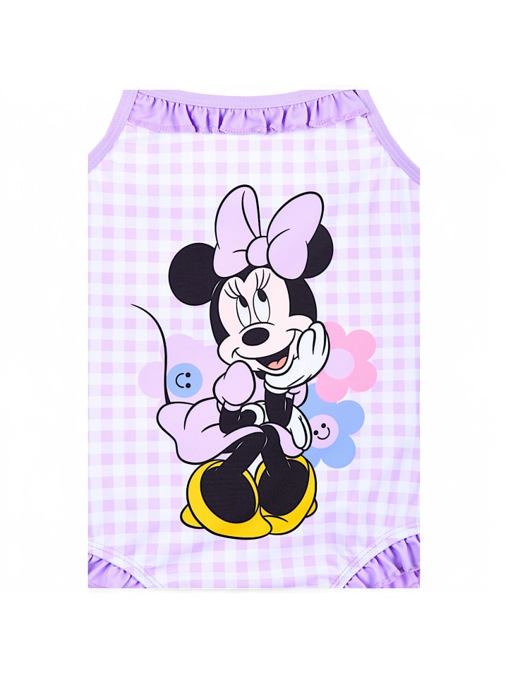 Disney Minnie Mouse Badeanzug Minnie Mouse kariert in Lila günstig kaufen