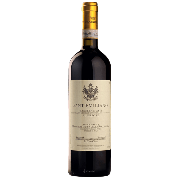 Marchesi Incisa della RocchettaSaint'Emiliano Barbera d'Asti Superiore 2018