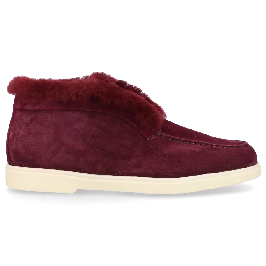 Santoni - Stiefeletten DESERT BOOT Veloursleder - rot