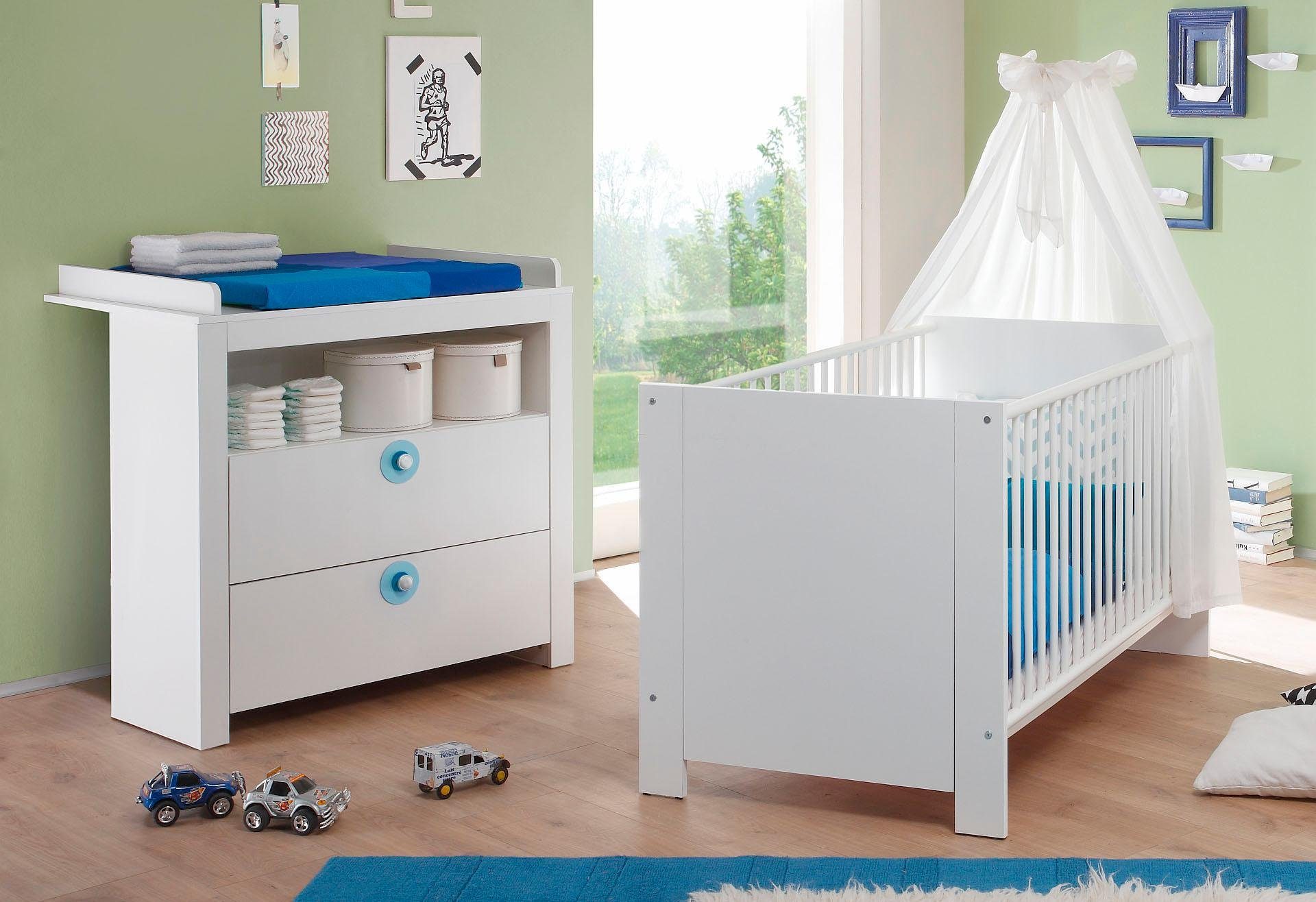 trendteam Babymöbel-Set Olivia, Deal für begrenzte Zeit!, (Spar-Set, 2-St., Bett, Wickelkommode), Bett + Wickelkommode