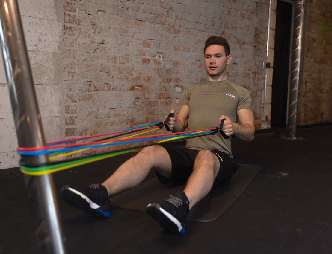 JELEX Fitness Widerstandsbänder Set 11-tlg.