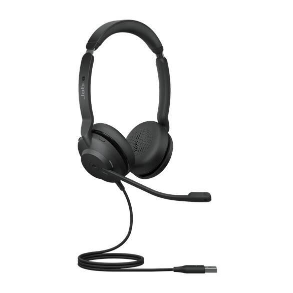 Jabra Evolve2 30 MS Headset Verkabelt Stereo Auf dem Ohr Geräuschunterdrückung USB-Mikrofon Schwarz