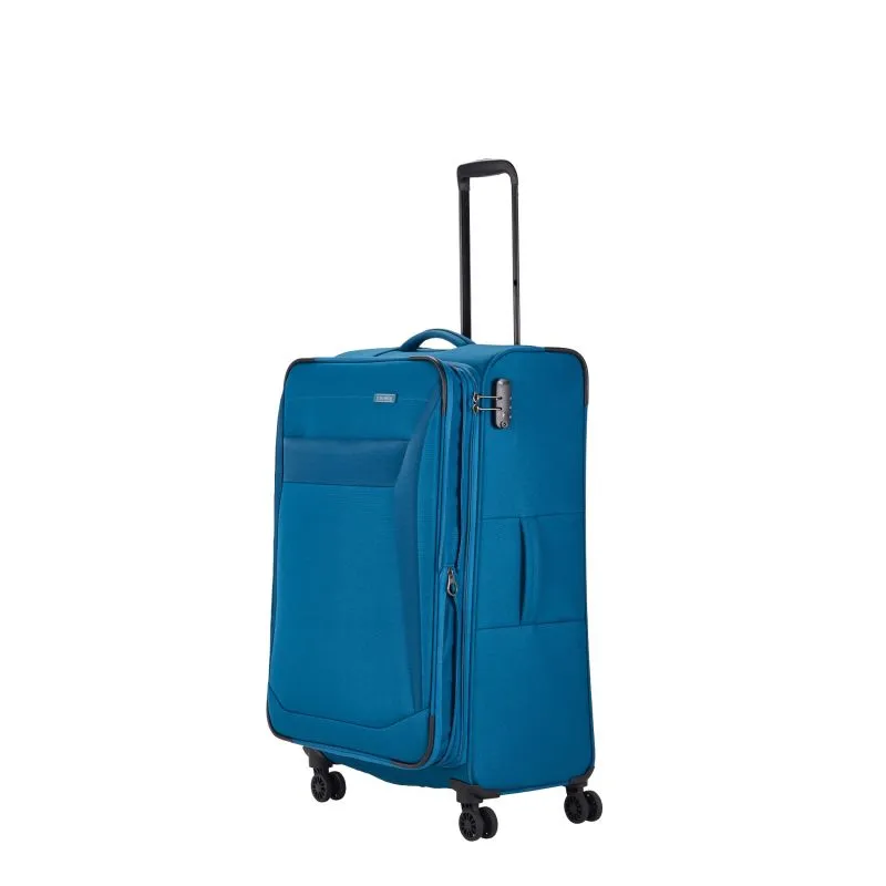 Travelite CHIOS Trolley mit 4 Rollen Größe L - Petrol