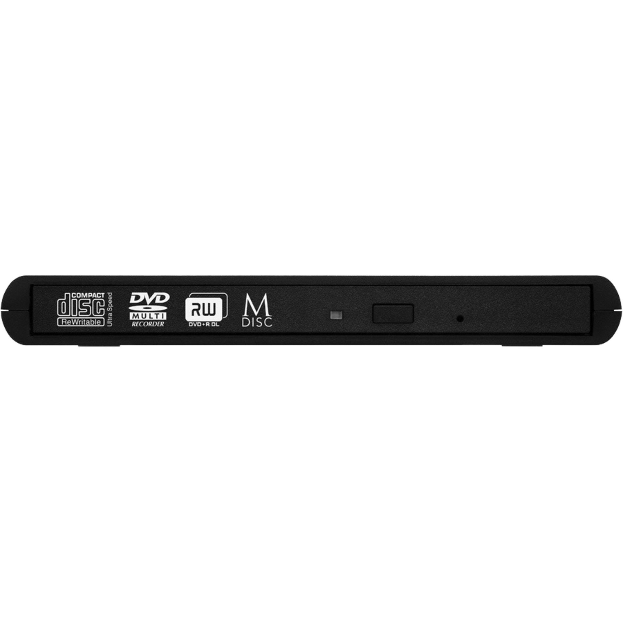 Verbatim Verbatim External Slimline CD/DVD Writer, externer DVD-Brenner