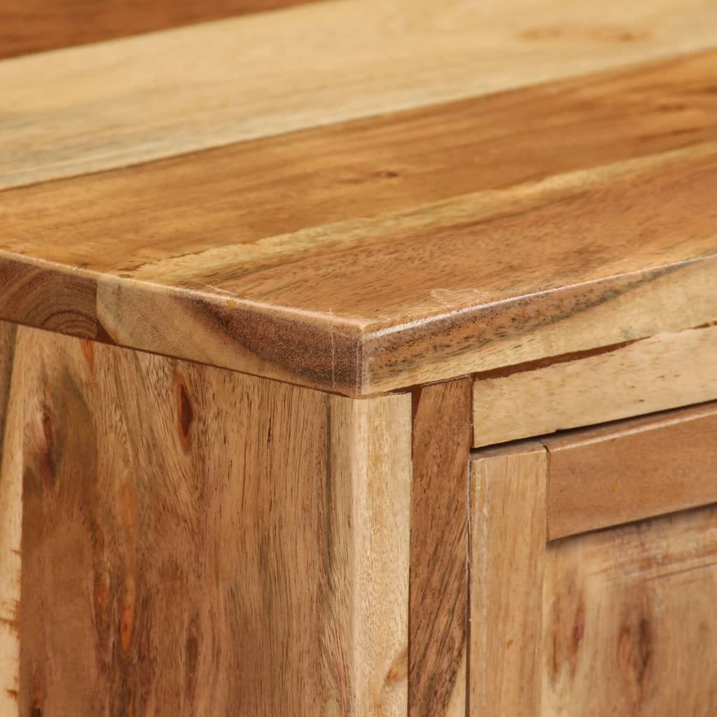 vidaXL Sideboard Sideboard Massivholz Akazie 60x35x76 cm Braun (1 St)