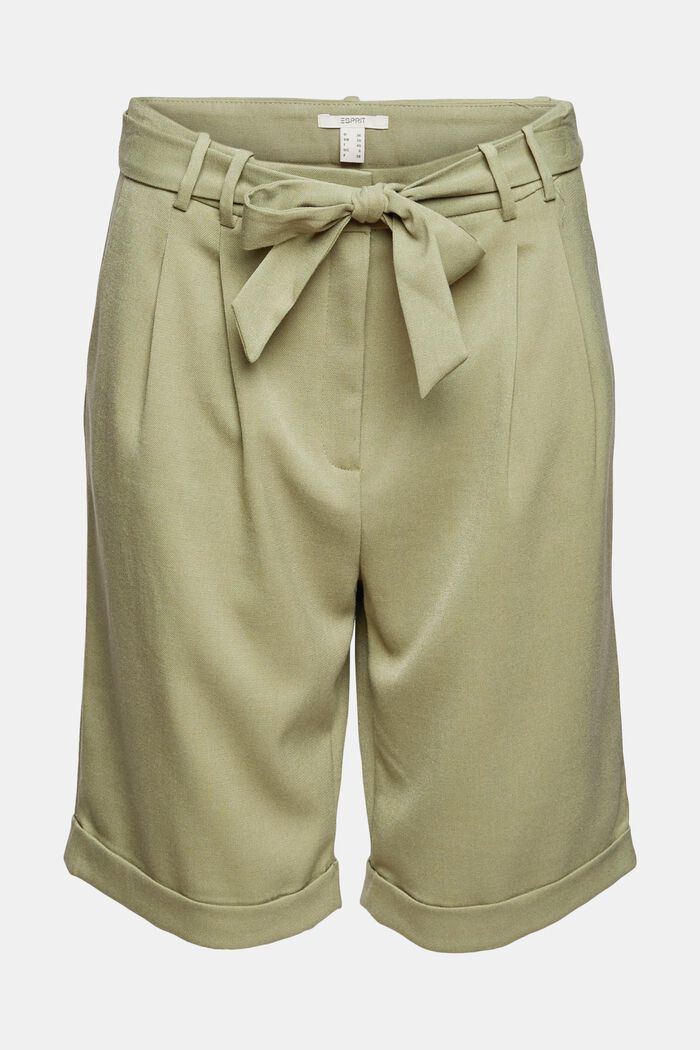 Bermudas mit Bundfalten