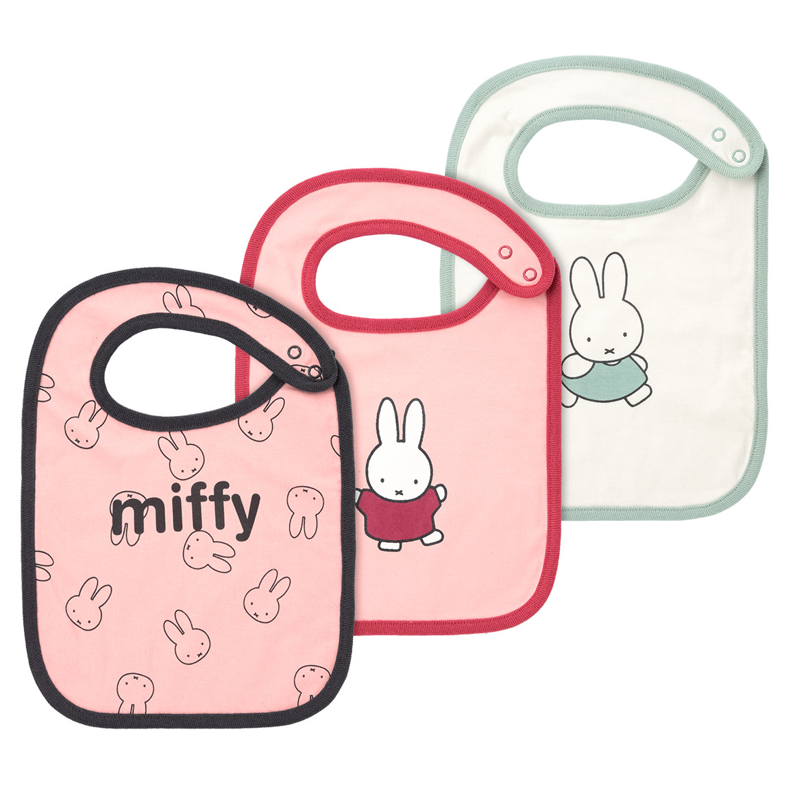 3 Miffy Lätzchen im Set