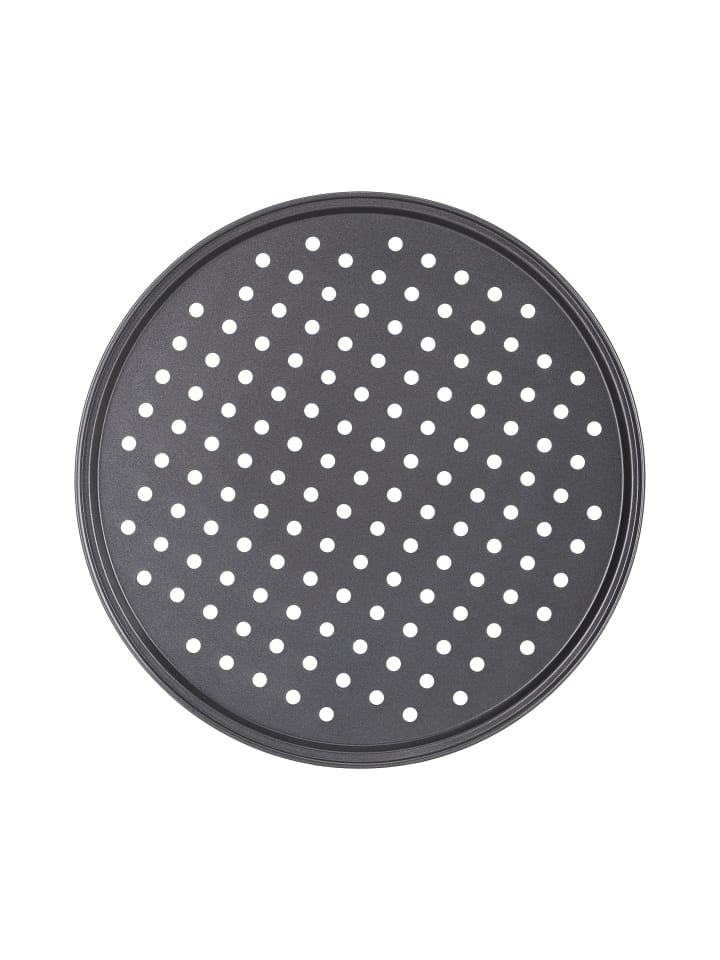 relaxdays 4x Pizzablech in Grau - Ø 32 cm günstig kaufen onesize