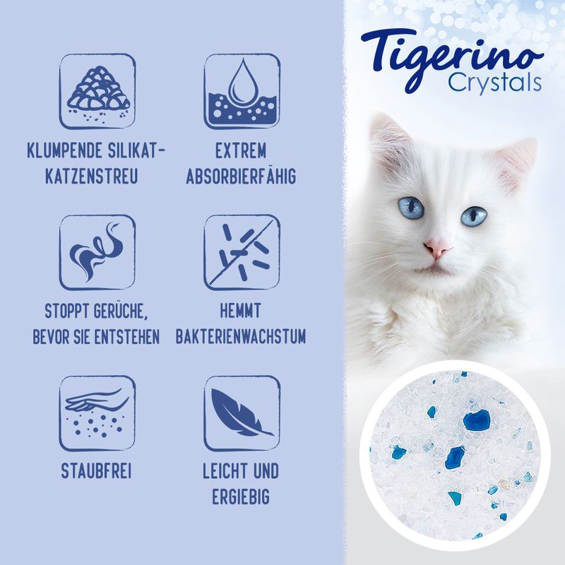 Tigerino Crystals klumpende Katzenstreu Sensitive