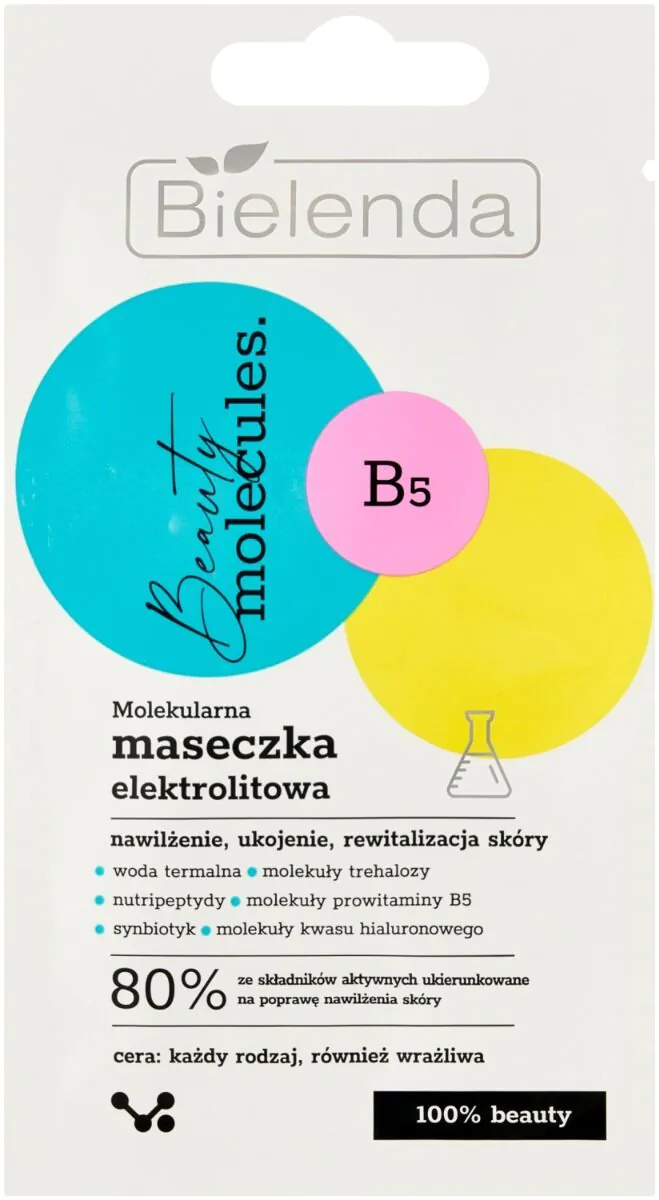 Bielenda Beauty Molecules маска са молекуларним електролитима