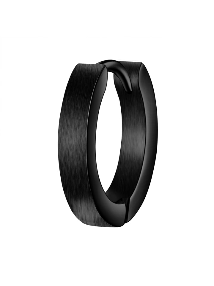 True Rebels Creole Edelstahl schwarz in schwarz günstig kaufen 1 cm