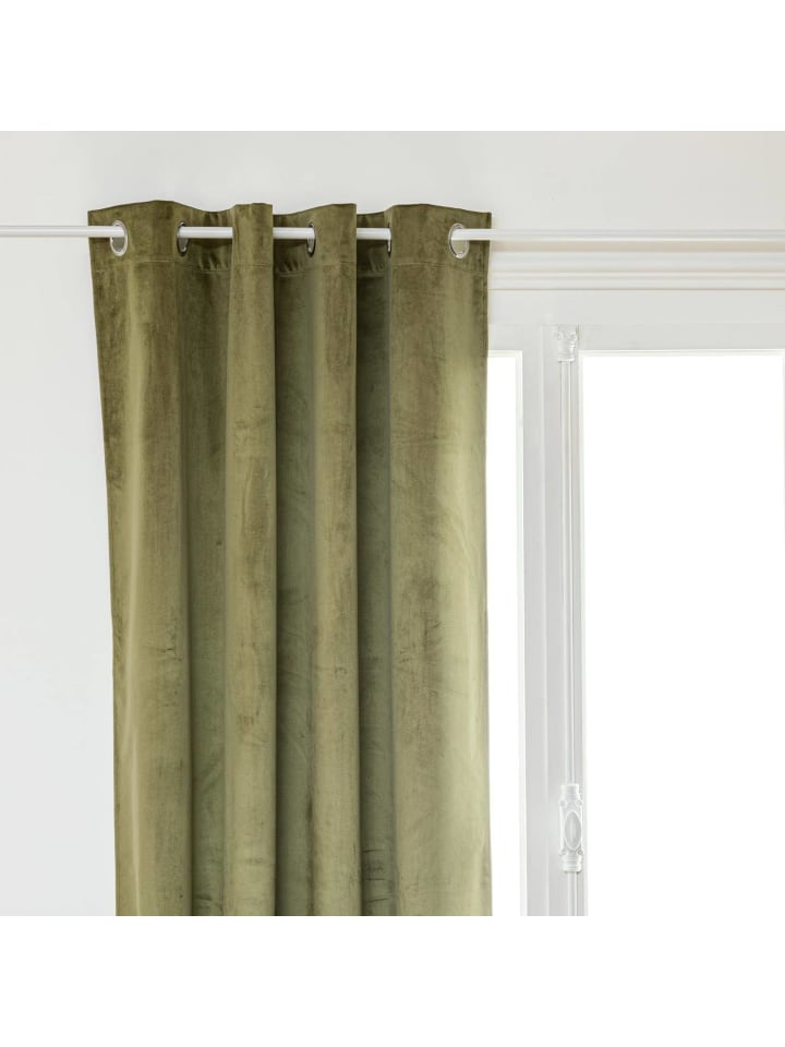 Atmosphera Créateur d'intérieur Verdunkelungsvorhang in olivgrün günstig kaufen onesize