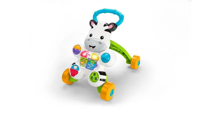 Fisher-Price Lern mit mir Zebra-Lauflernwagen, Baby Lauflernhilfe, Laufwagen