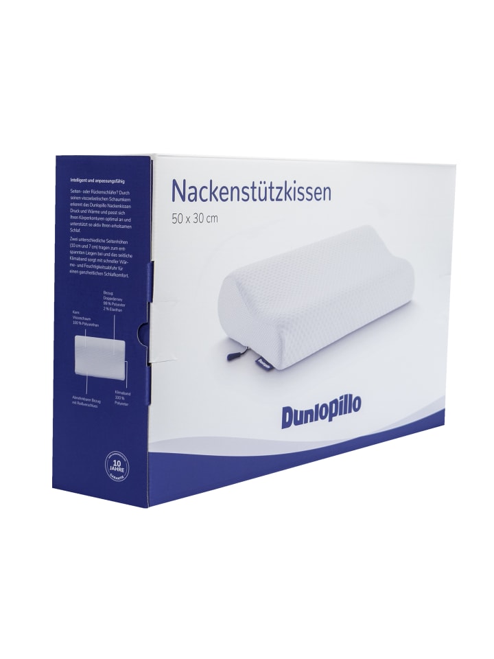 Dunlopillo Home Nackenstützkissen 30x50cm in weiß günstig kaufen 30 x 50 cm