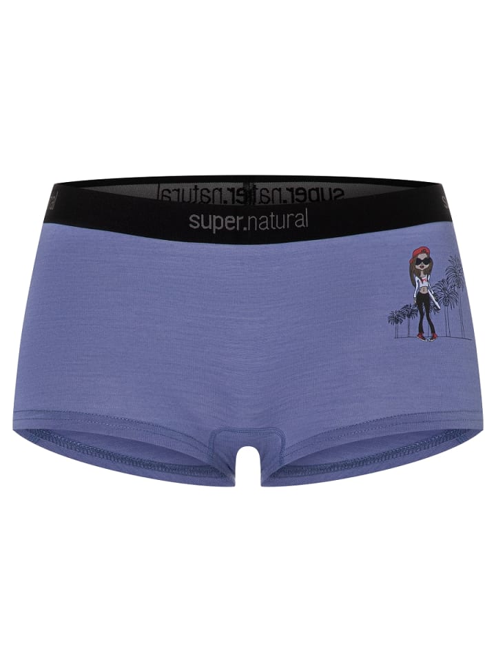 super.natural Merino Unterhose HIPSY HIPSTER in lila günstig kaufen