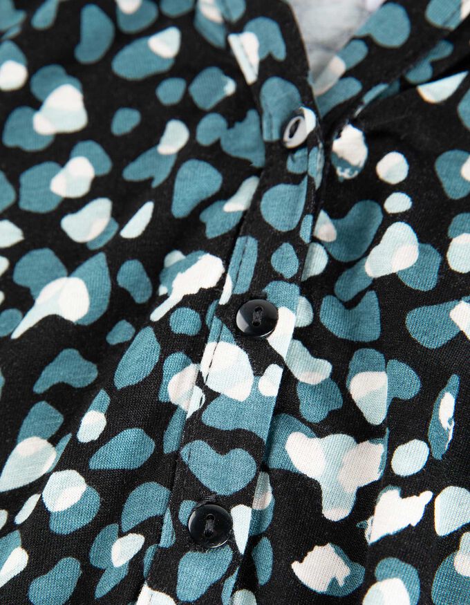 Langarmshirt - Viskose-Mix