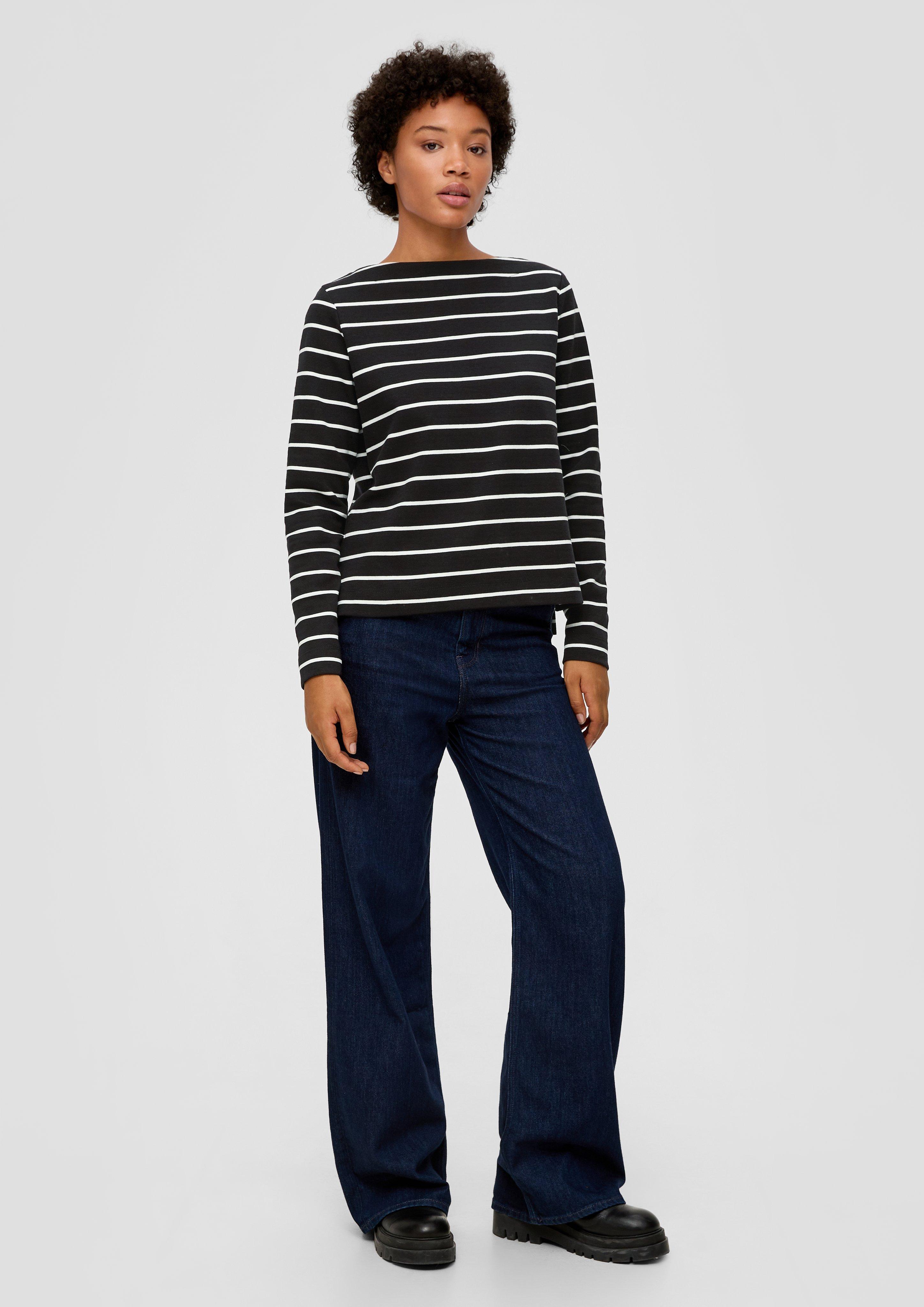 Longsleeve aus Baumwollstretch  2135965-99H1