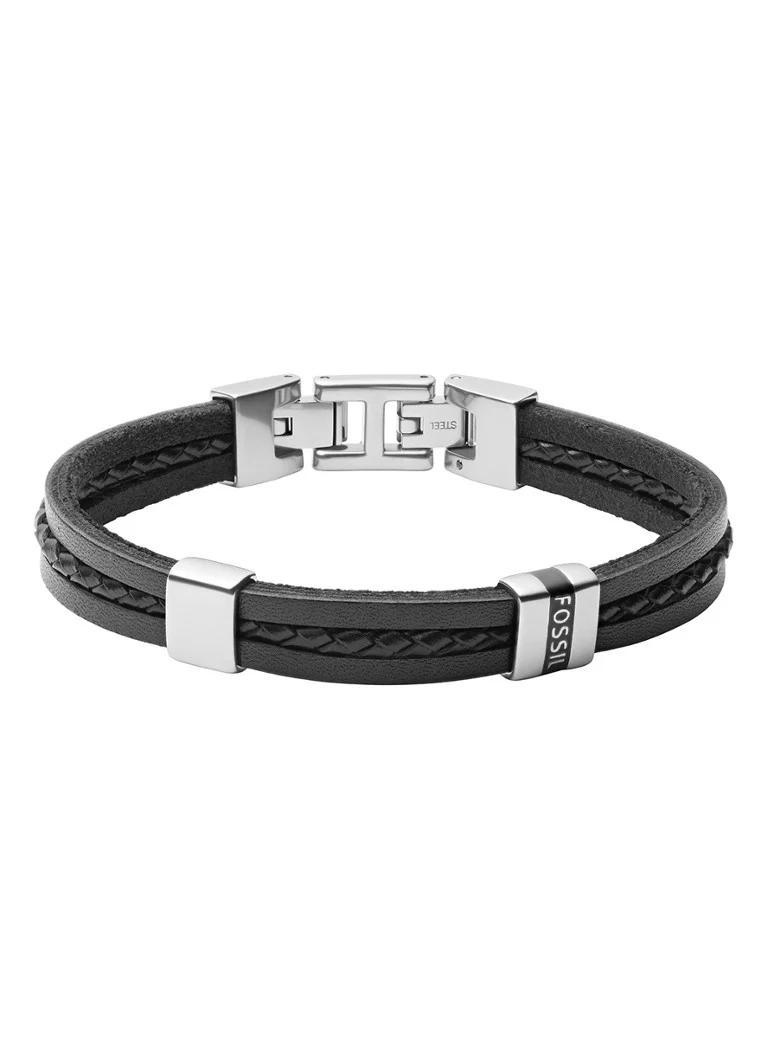 Fossil  Armband van leer JF03686040