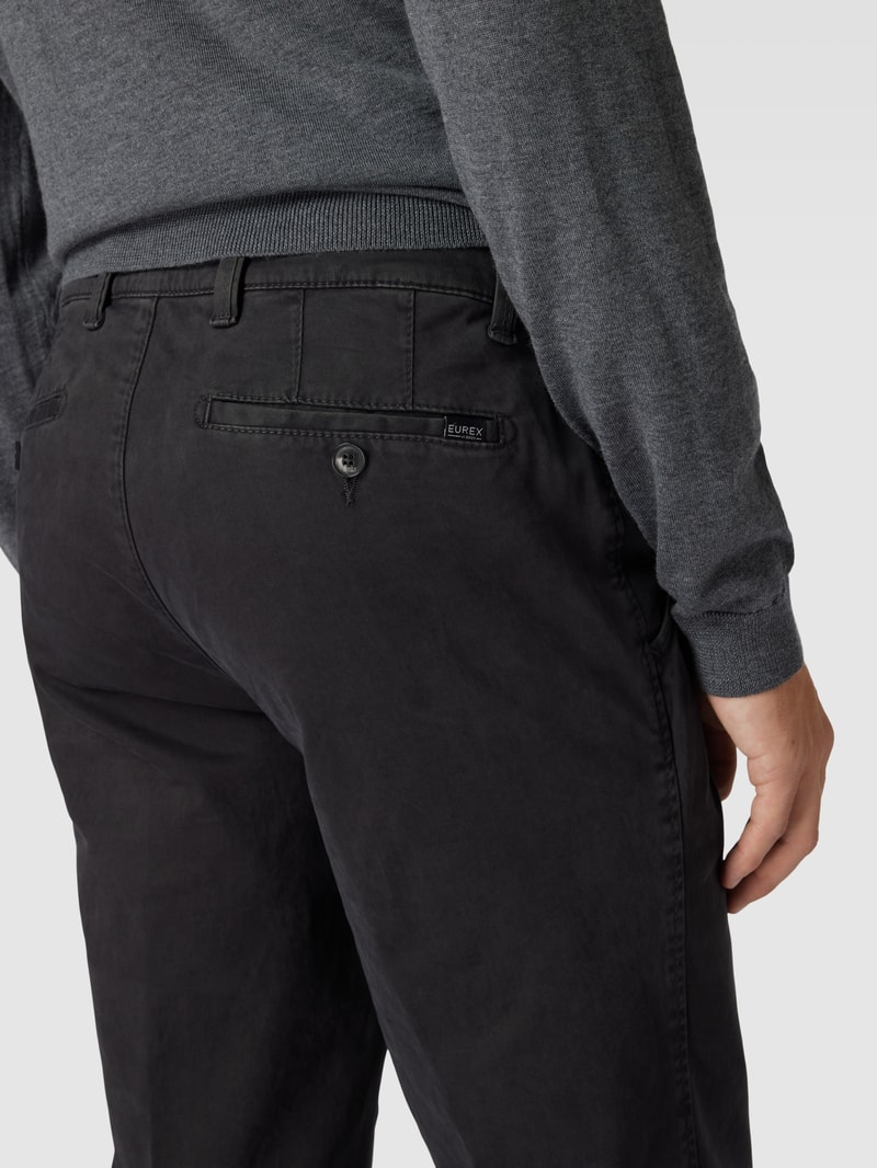 Hose mit Bügelfalten Modell 'JIM' in anthrazit