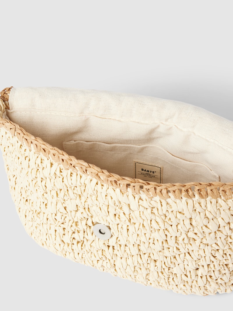 Umhängetasche mit Label-Detail Modell 'Mediteraz' in sand
