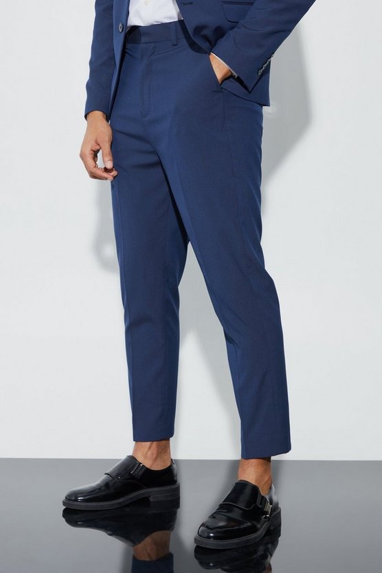 Maßgeschneiderte Hose mit hohem Bund