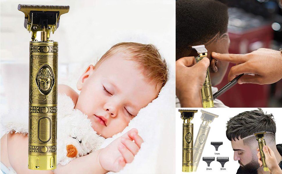 7Magic Haarschneider Haarschneidemaschine Profi, 8-teilig, Wiederaufladbar Präzisionstrimmer für Männer