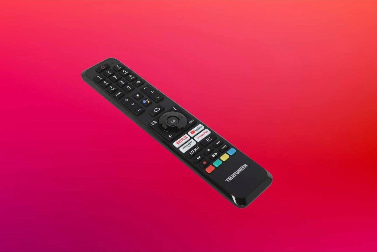 Telefunken D65V950M2CWH LED-Fernseher (164 cm/65 Zoll, 4K Ultra HD, Smart-TV, Dolby Atmos,USB-Recording,Google Assistent,Android-TV)