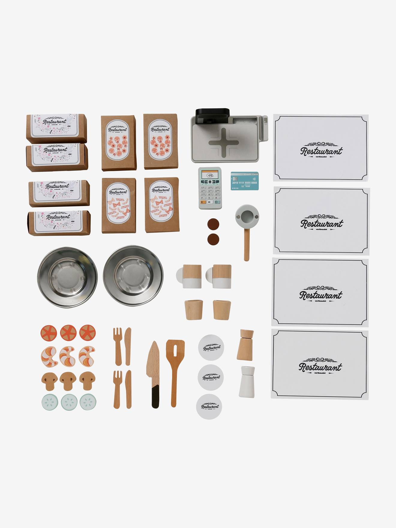 Restaurant en bois FSC® multicolore