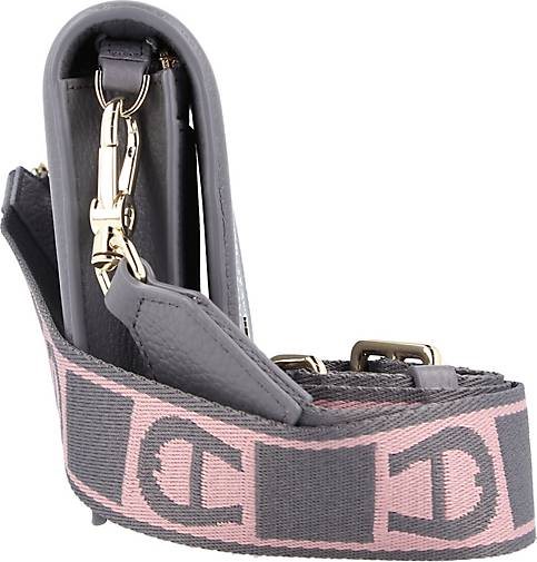 AIGNER Wallet On Strap Clutch Tasche RFID Schutz Leder 19.5 cm