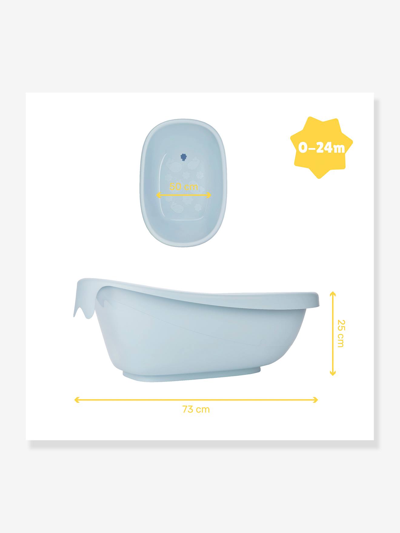 Badabulle Baby Badewanne BADABULLE - blau