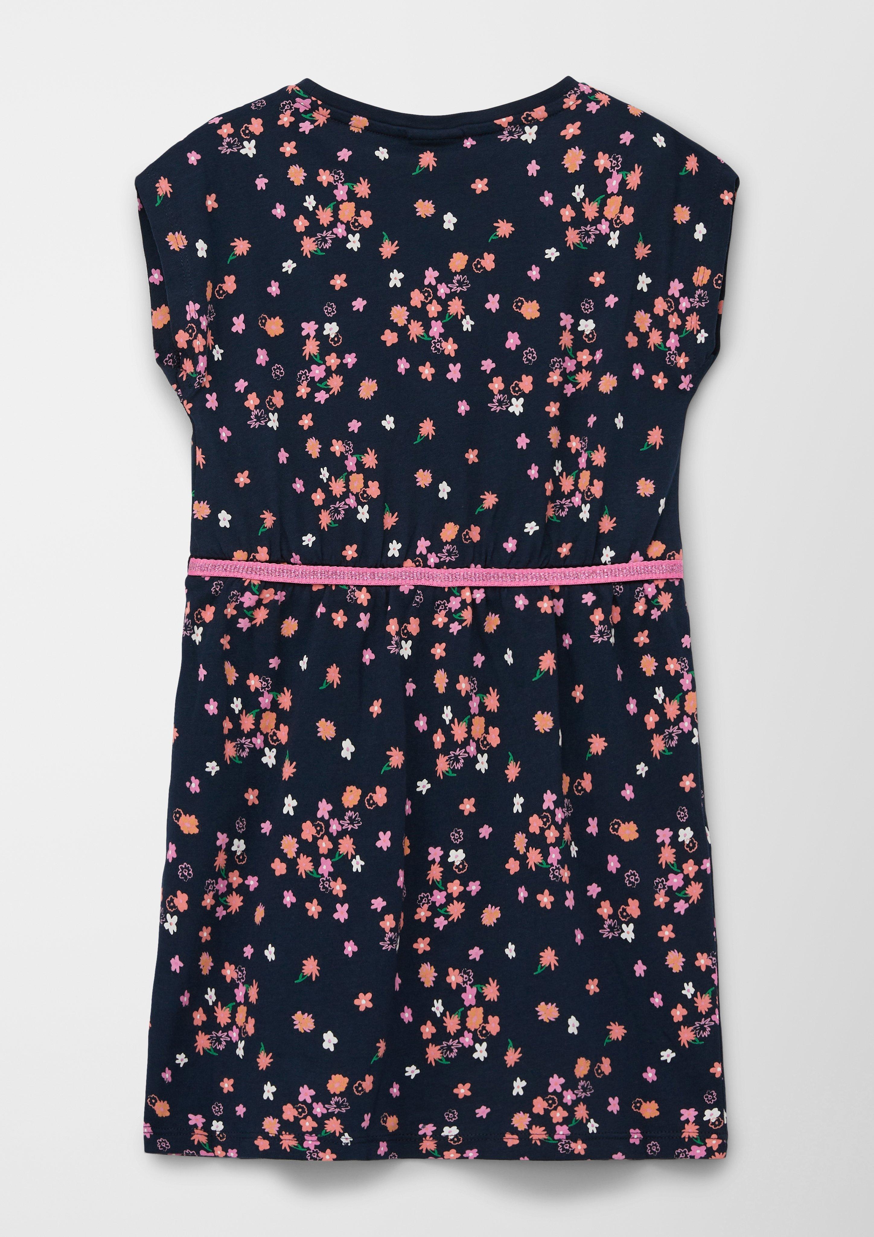 Baumwollkleid mit Stoffgürtel  2127441-59A4