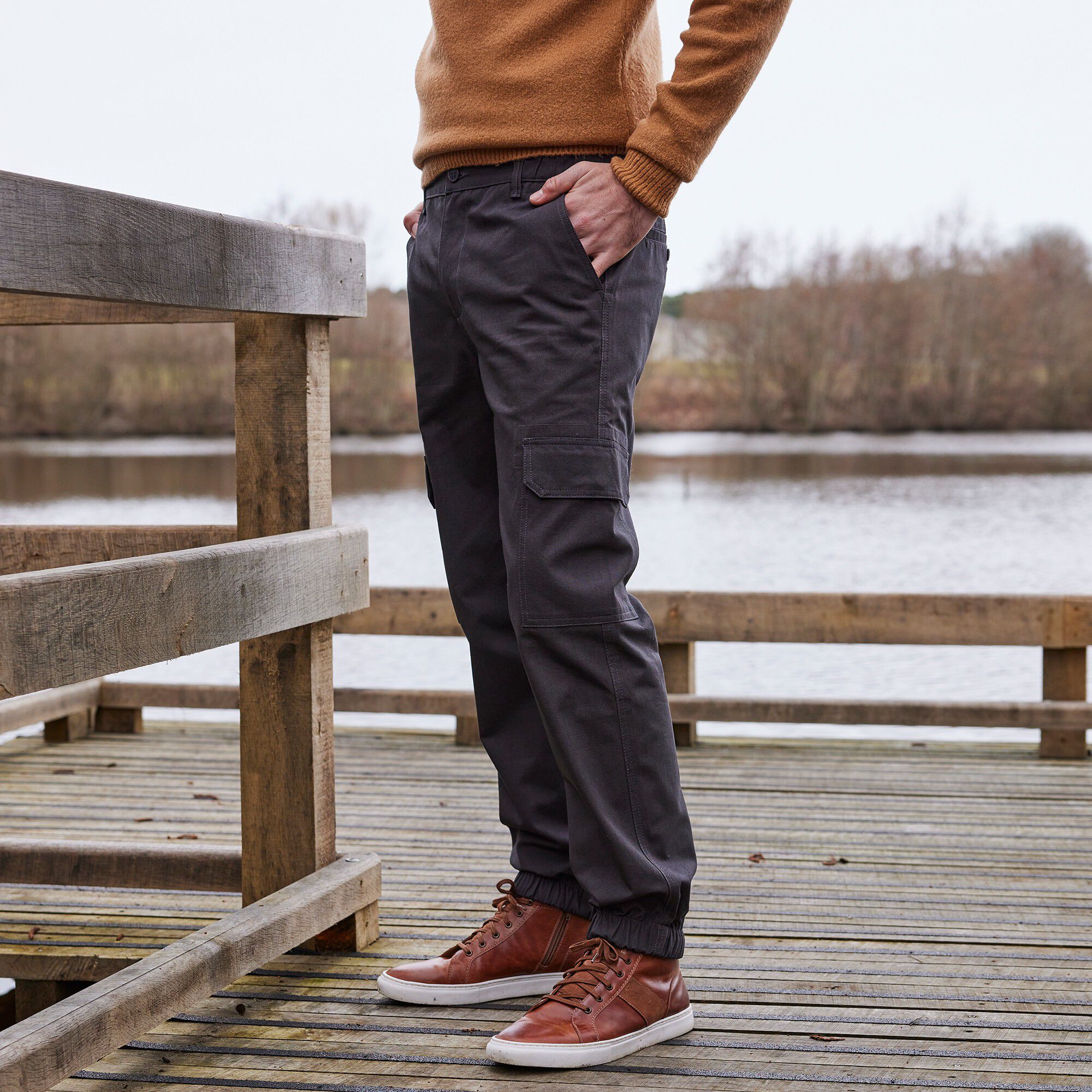 Pantalon battle bas de jambes élastiqués