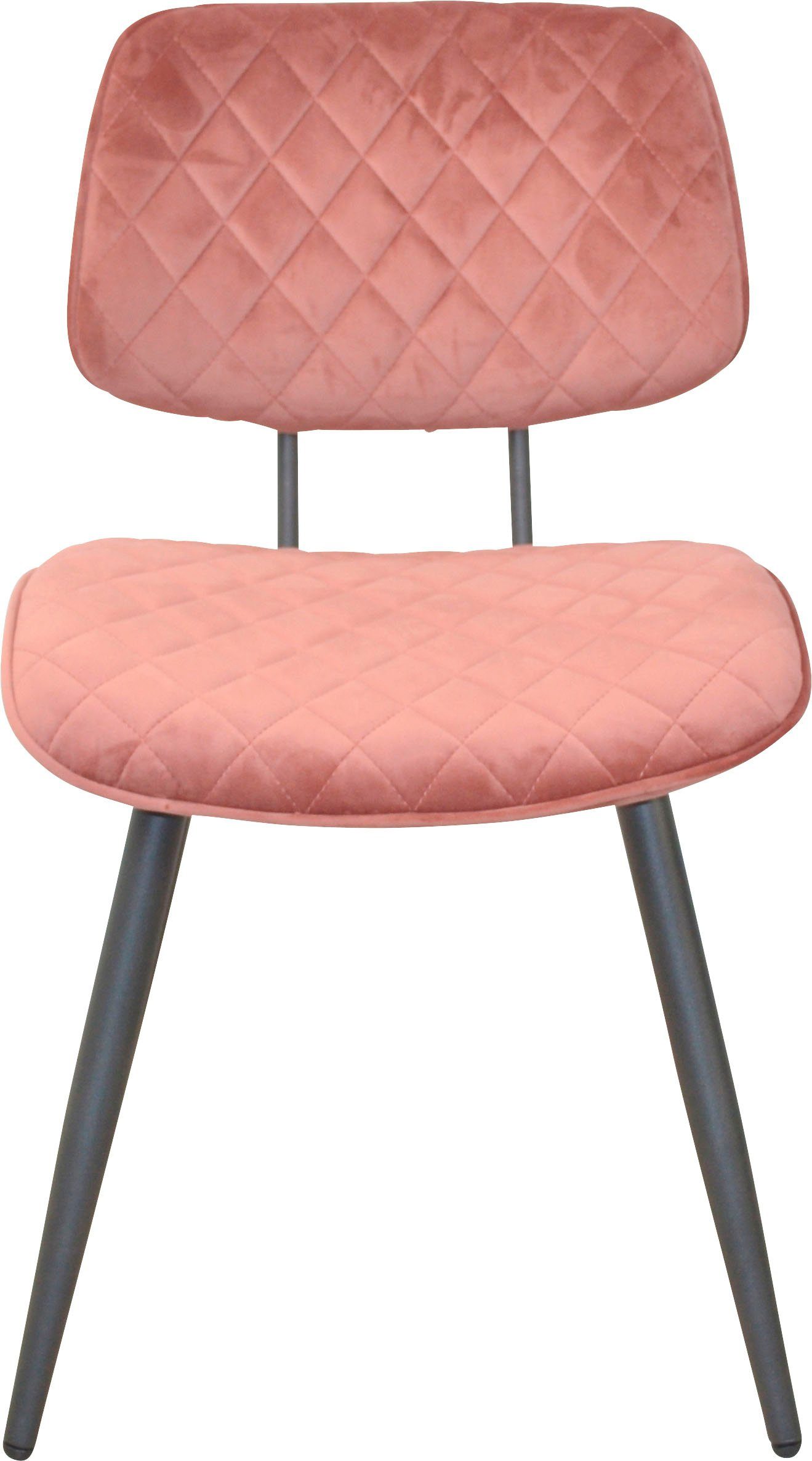 INOSIGN Polsterstuhl (Set, 1 St), Gestell aus Stahlrohr, Sitz und Rücken schaumstoffgepolstert
