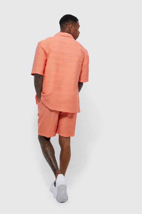 Gerippte Shorts mit elastischem Bund