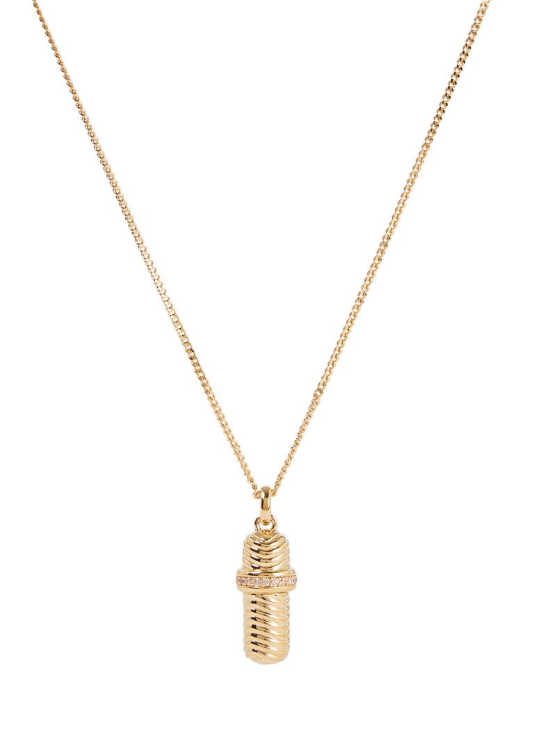 Missoma Necklace with gold-plated pendant