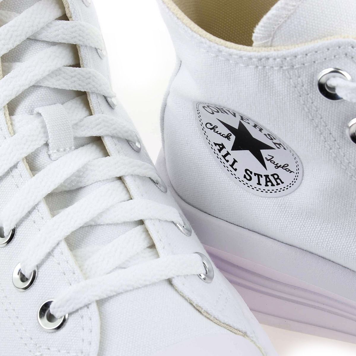 Converse  CHUCK TAYLOR ALL STAR MOVE PLATFORM - Blanc