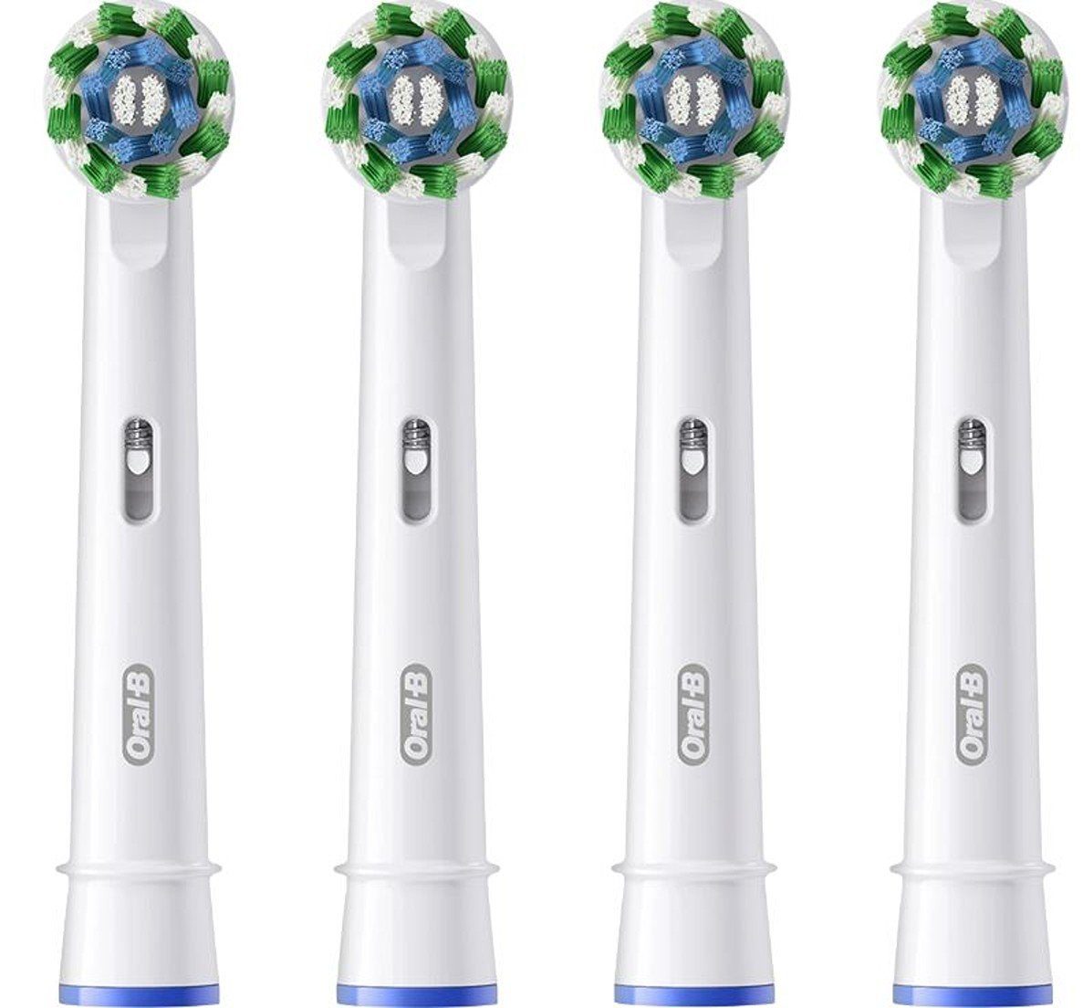 Oral-B Aufsteckbürsten Cross Action Pro, 4er Pack, für sauberere Zähne und gesünderes Zahnfleisch