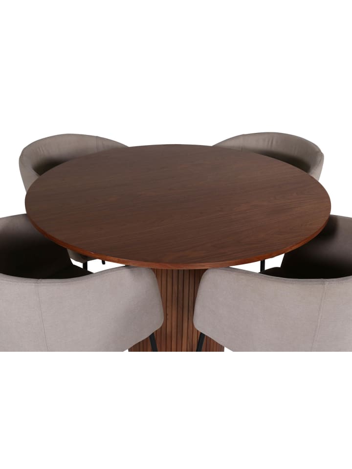 ebuy24 Essgruppe Bianca 21 Braun 110 x 110 cm günstig kaufen onesize