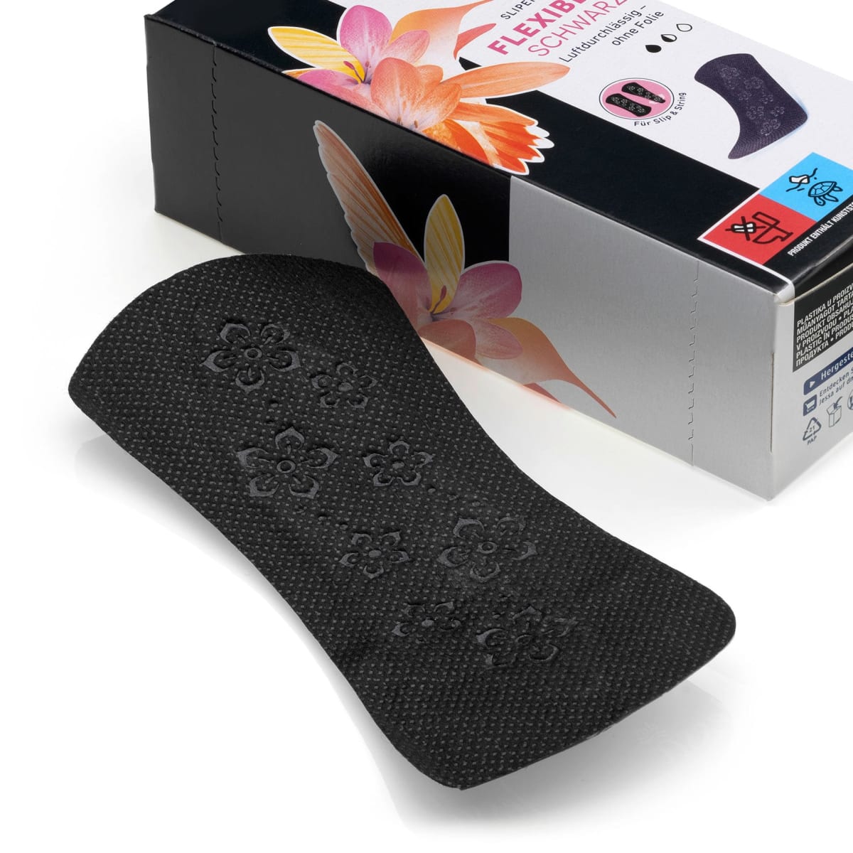 Slipeinlagen Flexibel Schwarz, 28 St