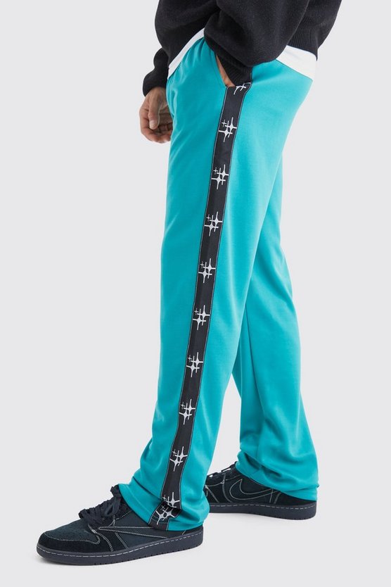 Oversize Trikot-Jogginghose mit Seitenstreifen