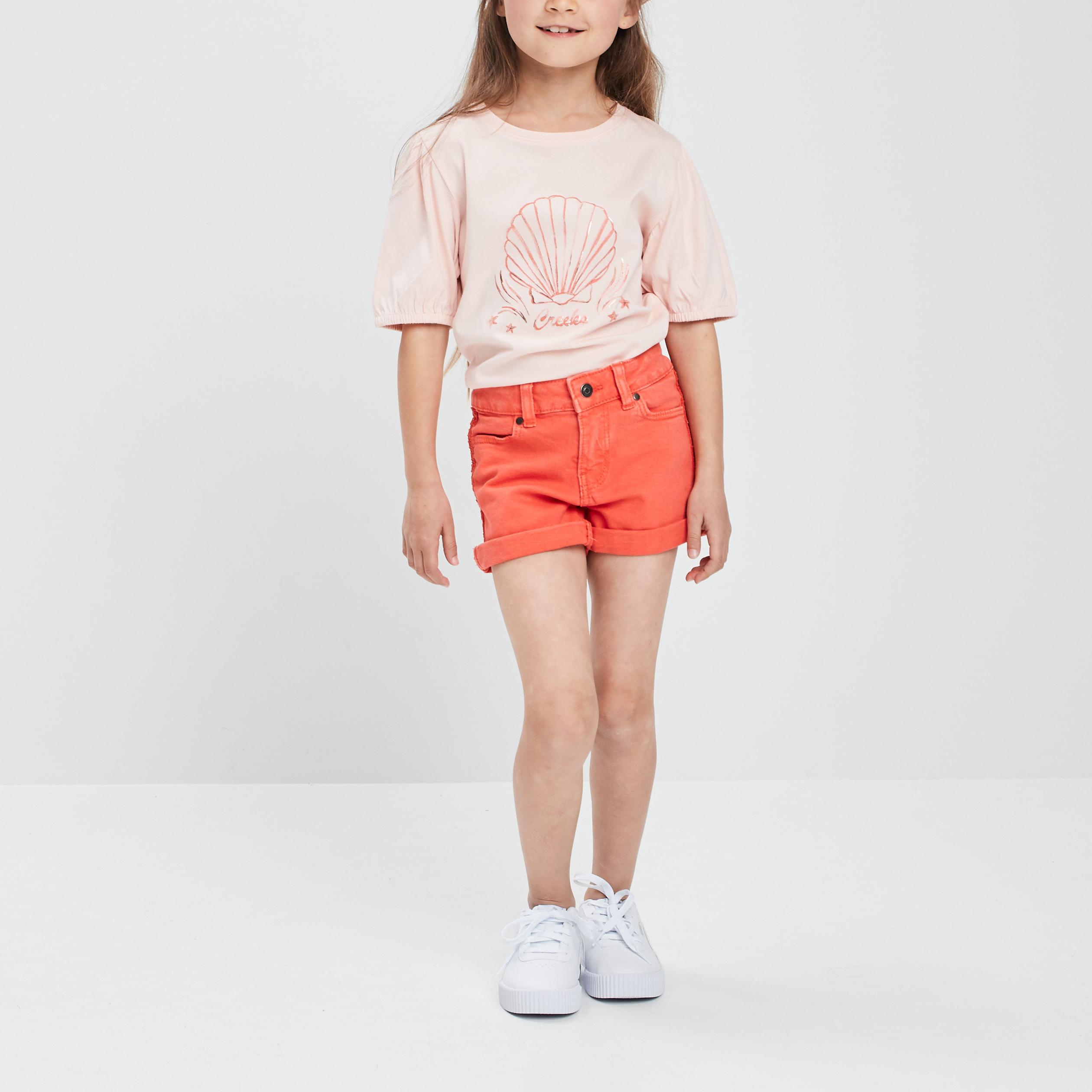 Short mom Creeks rose fille | La Halle