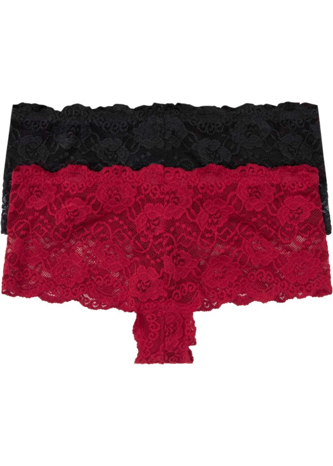 Panty mit Spitze (2er Pack)
