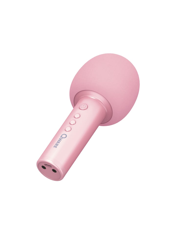 COFI 1453 Qware Kabelloses Karaoke Mikrofon mit Bluetooth & Lautsprecher in Rosa günstig kaufen onesize