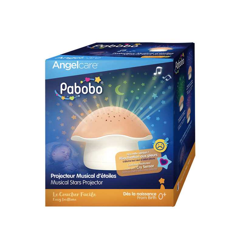 Veilleuse projecteur d'étoiles Champignon corail Pabobo