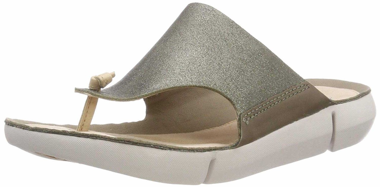 CLARKS Zehentrenner grün