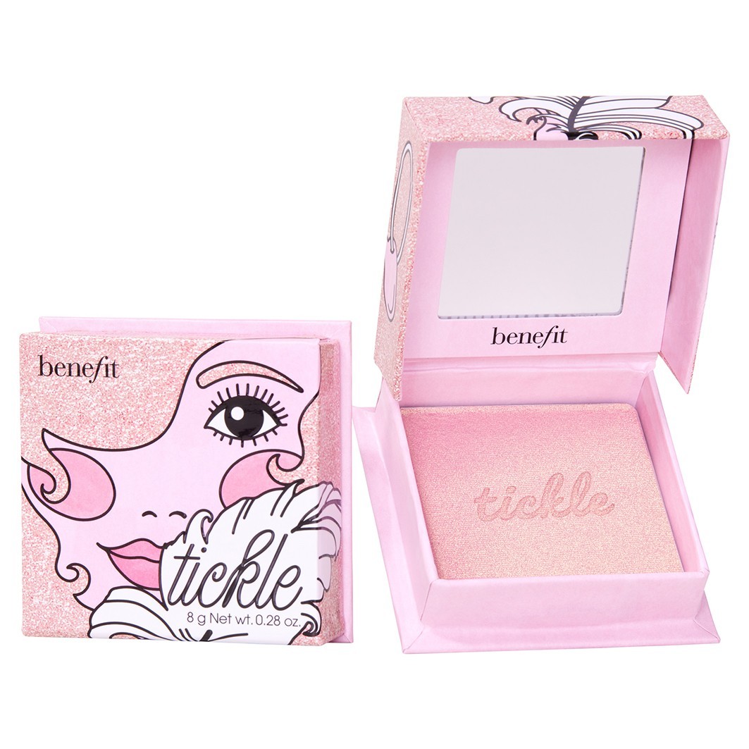 Tickle in zartem Rosa mit Goldschimmer