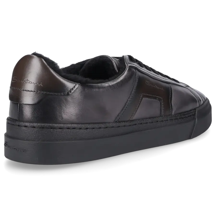 Santoni - Sneaker low 21779 Kalbsleder - grau