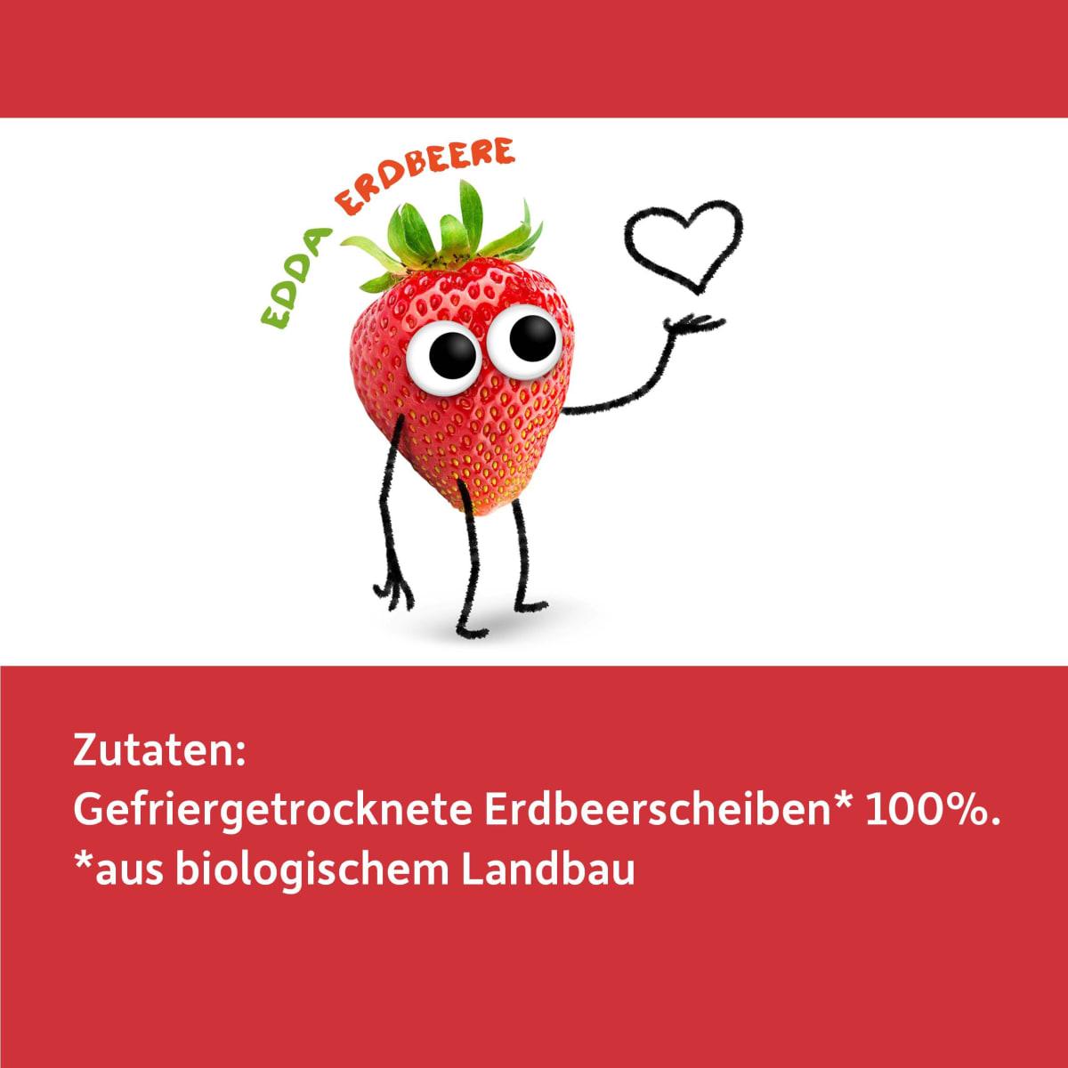 Kindersnack Fruchtchips Erdbeere, ab 3 Jahre, 12 g